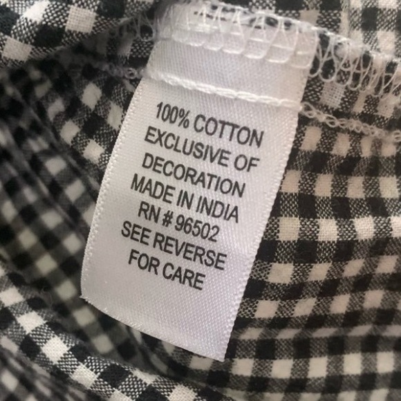 🍍Women’s Gingham Top Pineapple embroidered  Blouse 🍍. Size : M - Picture 6 of 13